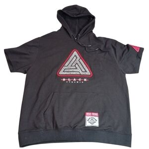 Black Pyramid Hoodie Adult T Shirt Black Pullover Short Sleeve 3XL